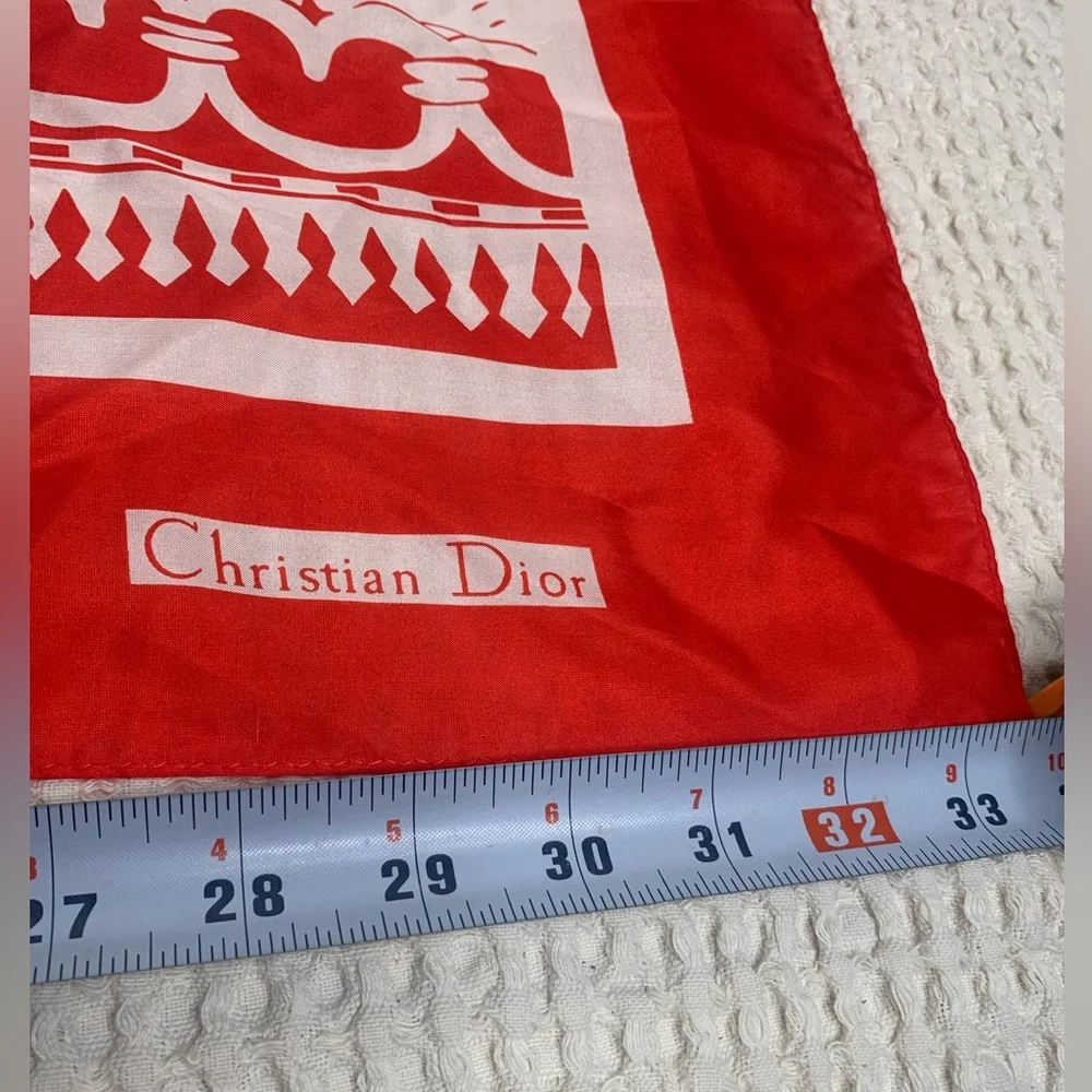 Vintage C. Dior Fashion Scarf